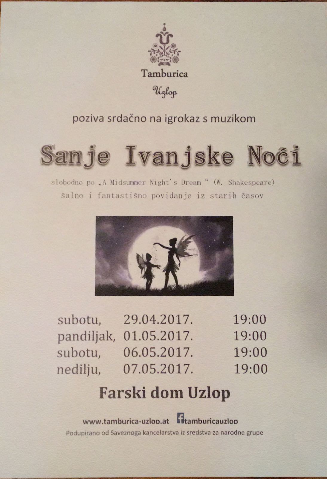 Igrokaz „Sanje Ivanjske Noći“ | Theater „Träume in der Johannisnacht“