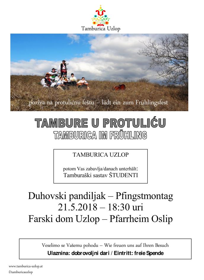 Tambure u protuliću | Tamburica im Frühling